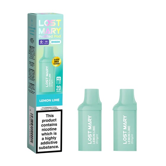 Lost Mary BM600 Replaceable Pods (2 Pack) Lemon & Lime