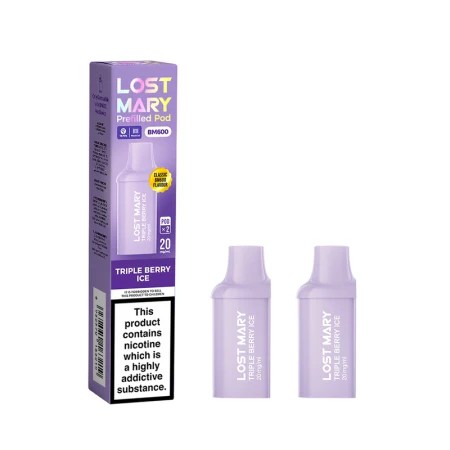 Lost Mary BM600 Replaceable Pods (2 Pack) Triple Berry Ice