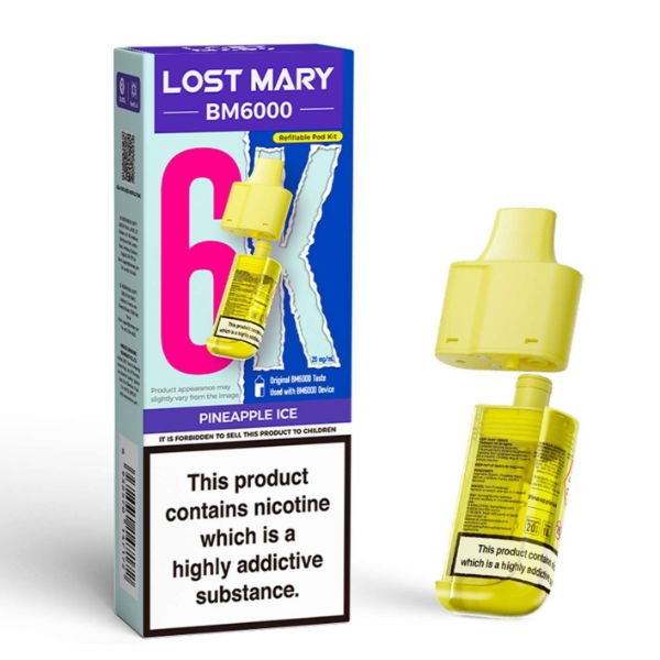 Lost Mary BM6000 Replaceable Pod Pineapple Ice