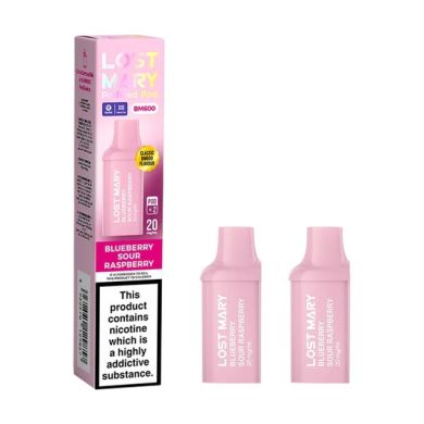 Lost Mary BM600 Replaceable Pods (2 Pack) Blueberry Sour Raspberry