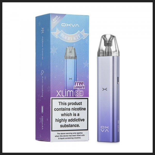 OXVA Xlim SE Pod Kit Bonus Edition purple silver