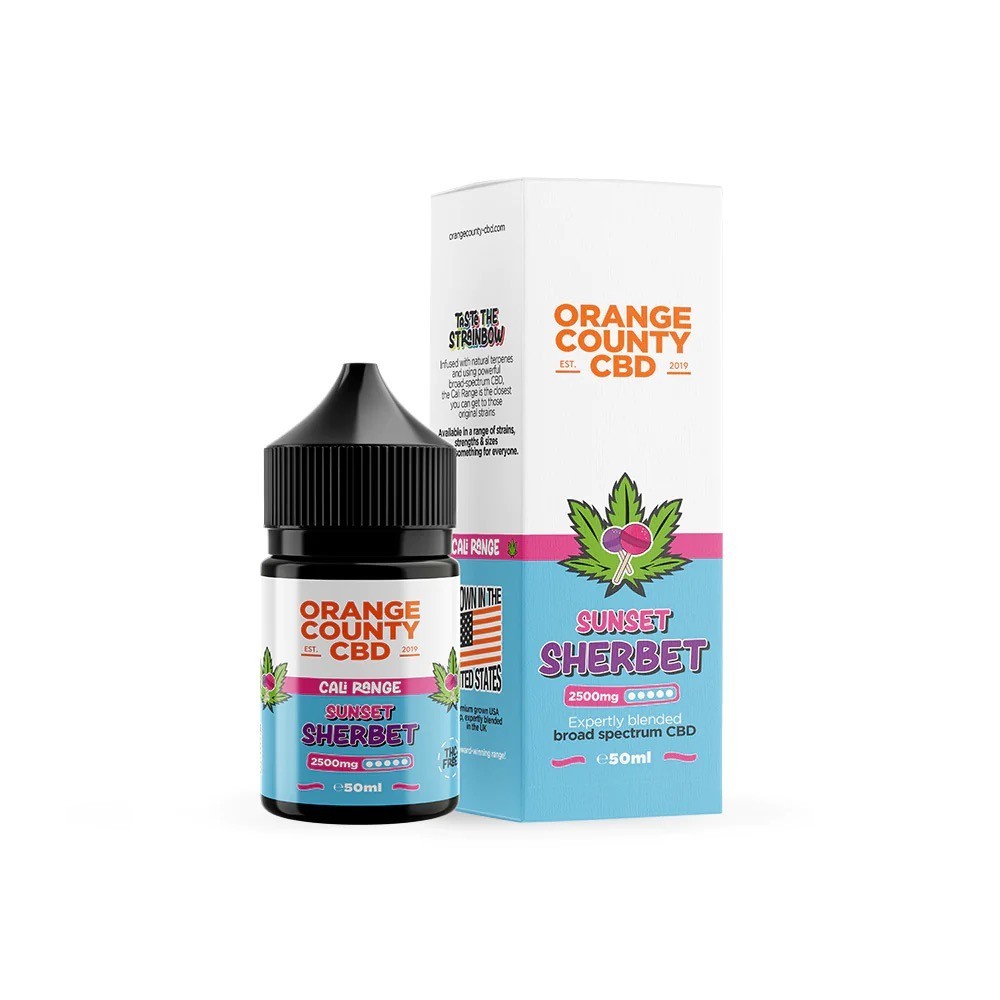 Sun Sherbert CBD E-Liquid (50ml) 1500mg by Orange County CBD