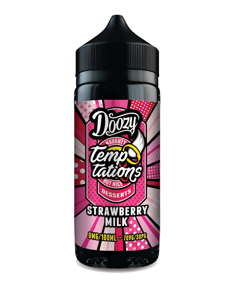 Strawberry Milk - Doozy - Temptations - 100ml