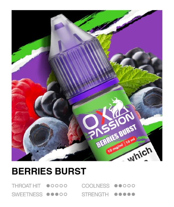Ox Passion berries burst 10ml nic salts