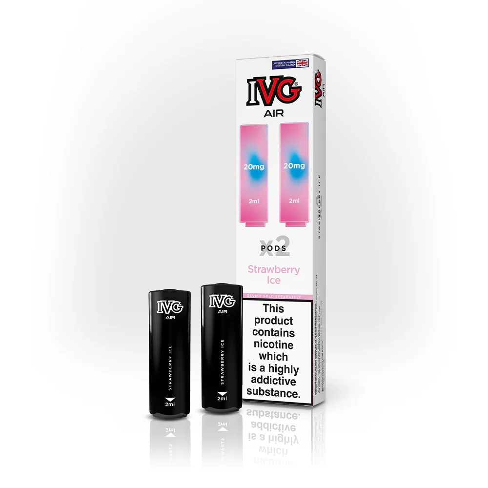 Strawberry Ice - IVG Air Pods - 2 pack