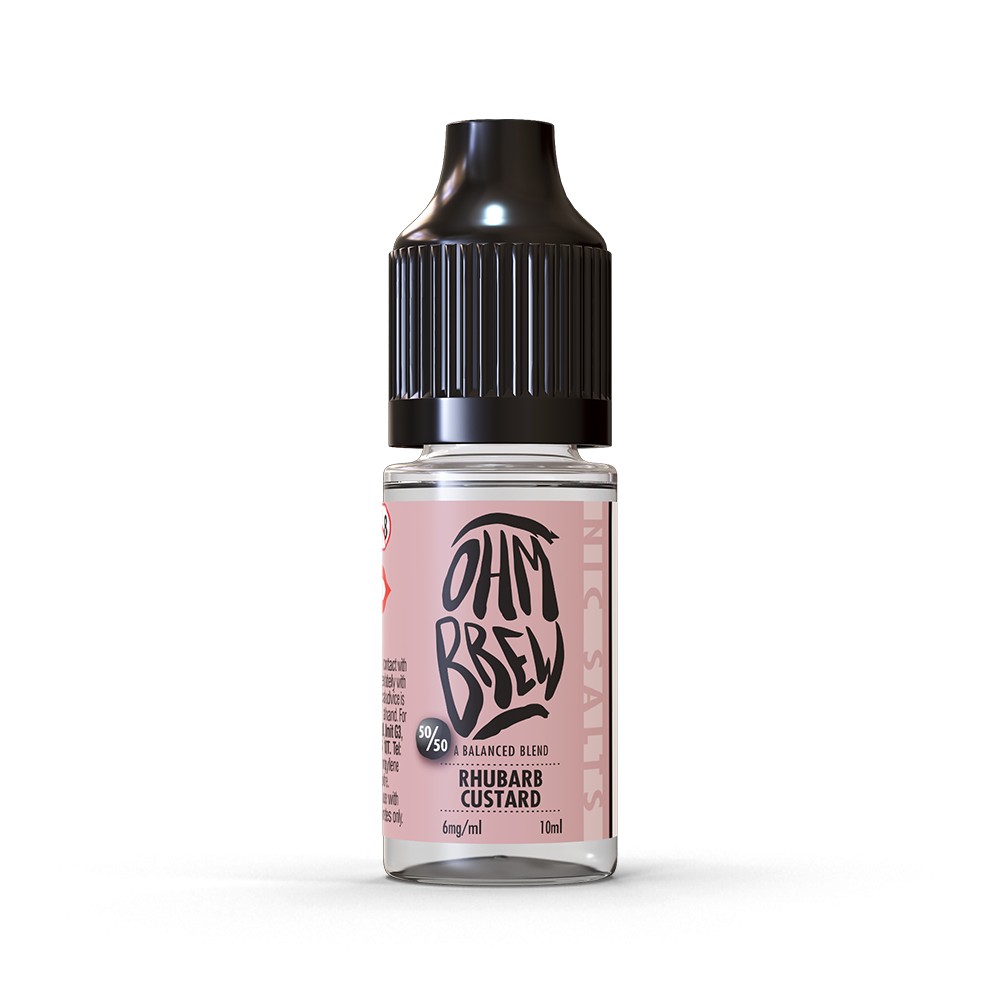 Rhubarb Custard OHM BREW Nic Salt
