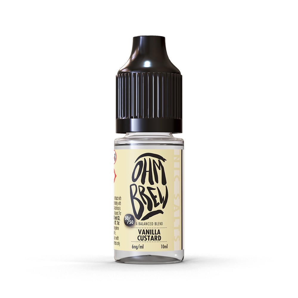 Vanilla Custard OHM BREW Nic Salt