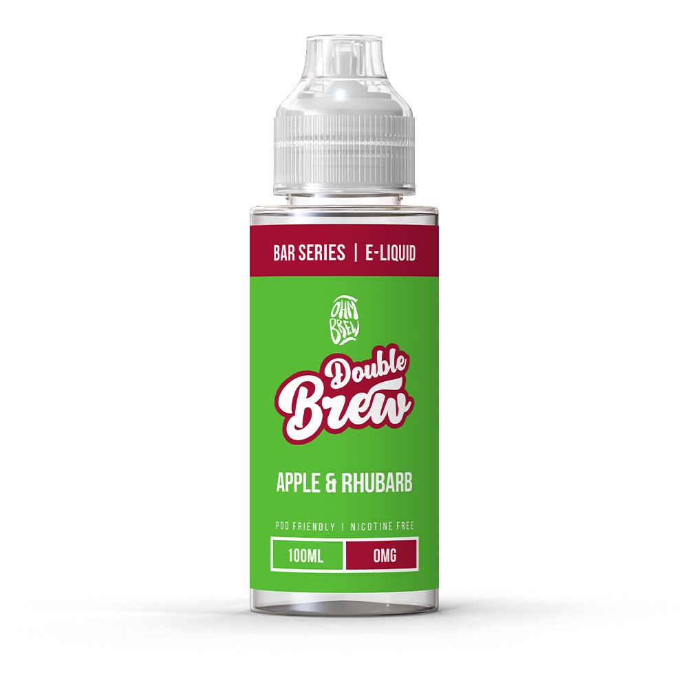 Apple Rhubarb OHM BREW Double Brew 100ml Shortfill