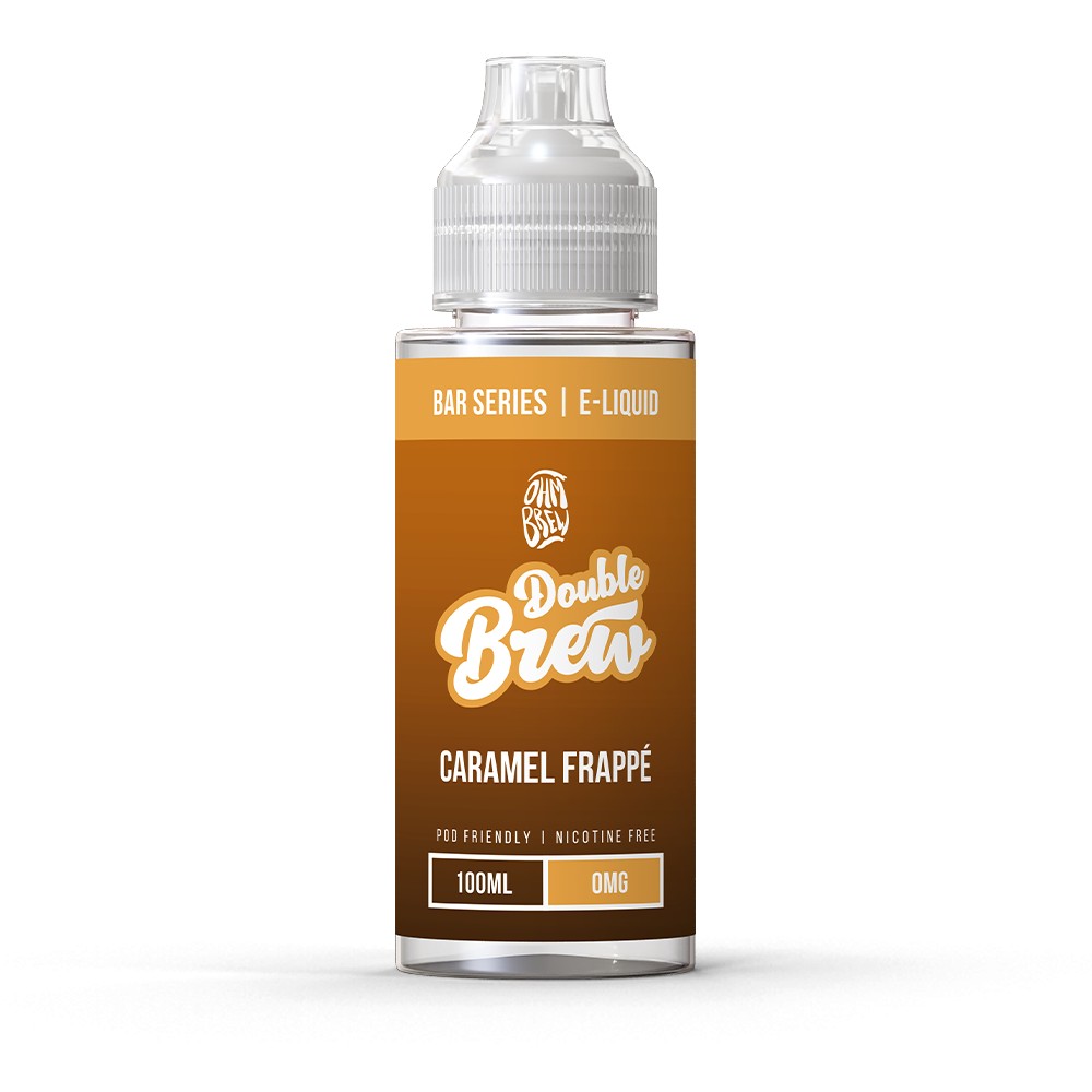 Caramel Frappe OHM BREW Double Brew 100ml Shortfill