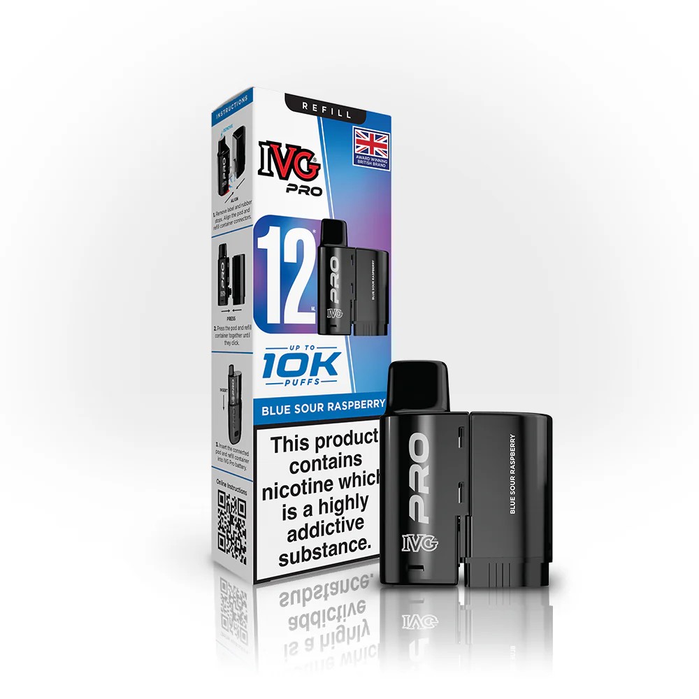 IVG Pro 12 Pod & Refill Blueberry Sour Raspberry