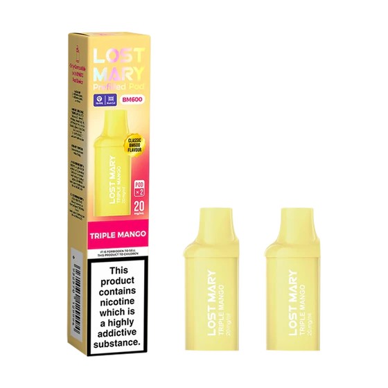 Lost Mary BM600 Replaceable Pods (2 Pack) Triple Mango